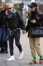 SHARON FONSECA and Gianluca Vacchi Out in Milan 10/25/2021
