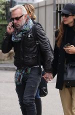 SHARON FONSECA and Gianluca Vacchi Out in Milan 10/25/2021