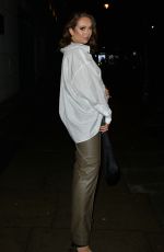 SHARON  GAFFKA Leaves It Restaurant in London 10/07/2021