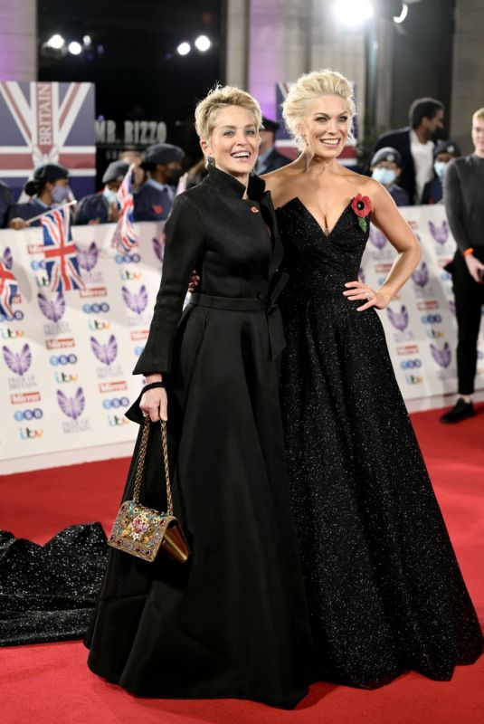 SHARON STONE and HANNAH WADDINGHAM at Pride of Britain Awards at Grosvenor House in London 10/30/2021