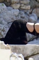 SHARON STONE at a Photoshoot in Southern France 10/02/2021