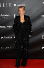 SHARON STONE at Elle Magazine Awards in Seville 10/28/2021