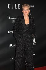 SHARON STONE at Elle Magazine Awards in Seville 10/28/2021