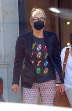 SHARON STONE Out Sshopping in Beverly Hills 10/15/2021