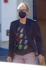 SHARON STONE Out Sshopping in Beverly Hills 10/15/2021