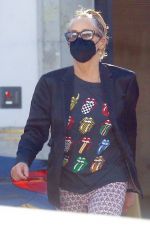SHARON STONE Out Sshopping in Beverly Hills 10/15/2021