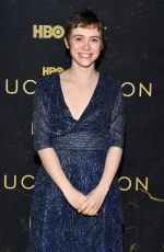 SOPHIA LILLIS at Succession, Season 3 Premiere in New York 10/12/2021
