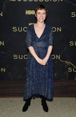 SOPHIA LILLIS at Succession, Season 3 Premiere in New York 10/12/2021