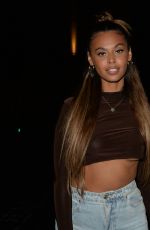 SOPHIE PIPER Out for Dinner at Novikov in London 10/02/2021