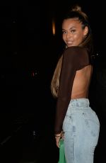 SOPHIE PIPER Out for Dinner at Novikov in London 10/02/2021