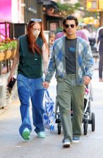 SOPHIE TURNER and Joe Jonas Heading Home from Sunday Brunch in New York 10/03/2021
