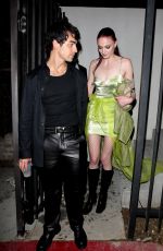SOPHIE TURNER and Joe Jonas Leaves a Halloween Party in Los Angeles 10/31/2021