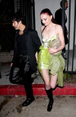 SOPHIE TURNER and Joe Jonas Leaves a Halloween Party in Los Angeles 10/31/2021