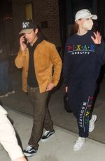SOPHIE TURNER and Joe Jonas Night Out in New York 10/02/2021