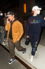 SOPHIE TURNER and Joe Jonas Night Out in New York 10/02/2021