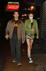 SOPHIE TURNER and Joe Jonas Night Out in New York 10/04/2021