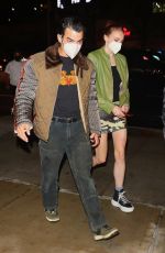 SOPHIE TURNER and Joe Jonas Night Out in New York 10/04/2021