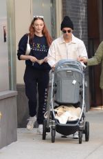 SOPHIE TURNER and Joe Jonas Out with Their Baby in New York 10/02/2021