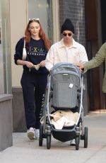 SOPHIE TURNER and Joe Jonas Out with Their Baby in New York 10/02/2021