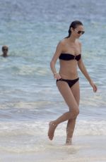 STACY KEIBLER in Bikini at a Beach in Tulum 10/09/2021