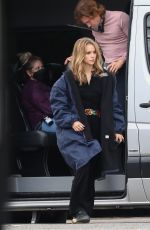 SUKI WAQTERHOUSE on the Set of Daisy Jones & The Six in Los Angeles 10/11/2021