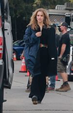 SUKI WAQTERHOUSE on the Set of Daisy Jones & The Six in Los Angeles 10/11/2021