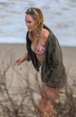 SUKI WATERHOUSE on the Set of Daisy Jones & The Six in Malibu 10/04/2001