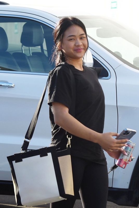 SUNISA LEE Arrives at Dancing with the Stars Rehearsals in Los Angeles 10/08/2021