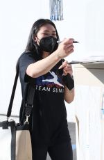 SUNISA LEE Arrives at DWTS Studio in Los Angeles 10/16/2021