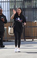 SUNISA LEE Arrives at DWTS Studio in Los Angeles 10/16/2021