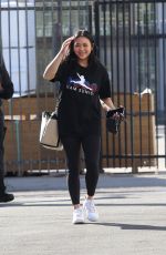 SUNISA LEE Arrives at DWTS Studio in Los Angeles 10/16/2021