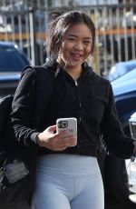 SUNISA LEE Arrives at DWTS Studio in Los Angeles 10/26/2021