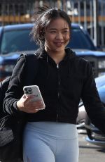 SUNISA LEE Arrives at DWTS Studio in Los Angeles 10/26/2021