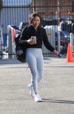 SUNISA LEE Arrives at DWTS Studio in Los Angeles 10/26/2021