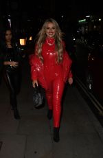 TALLIA STORM Arrives at Halloween Party at Isabel in London 10/29/2021