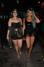 TALULAH EVE BROWN Arrives at a Halloween Party in London 10/29/2021