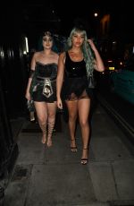 TALULAH EVE BROWN Arrives at a Halloween Party in London 10/29/2021