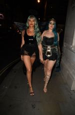 TALULAH EVE BROWN Arrives at a Halloween Party in London 10/29/2021