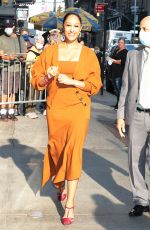TAMERA MOWRY Arrives at Good Morning America in New York 10/14/2021