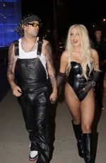 TANA MOGEAU Arrives at Boa Steakhouse in West Hollywood 10/30/2021