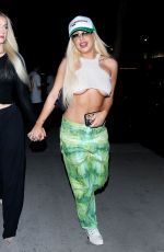 TANA MONGEAU and ASHLY SCHWAN at Boa Steakhouse in West Hollywood 10/22/2021
