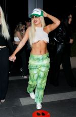 TANA MONGEAU and ASHLY SCHWAN at Boa Steakhouse in West Hollywood 10/22/2021