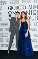 TAYLOR HILL at Giorgio Armani One Night Only Dubai Fashion Show Photocall at Armani Hotel Dubai 10/26/2021