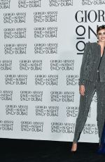 TAYLOR HILL at Giorgio Armani One Night Only Dubai Fashion Show Photocall at Armani Hotel Dubai 10/26/2021