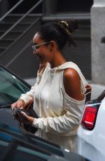 TAYSHIA ADAMS and Zac Clark Out in New York 10/17/2021