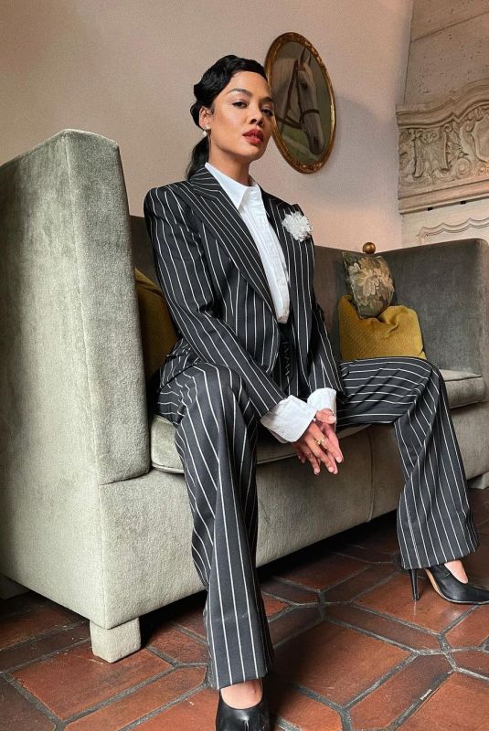 TESSA THOMPSON at a Photoshoot, October 2021