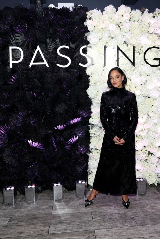 TESSA THOMPSON  at Passing Reception at New York Film Festival 10/03/2021