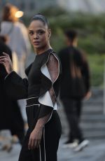 TESSA THOMPSON Celebrates Her Birthday on the Set of Westworld in New York 10/03/2021
