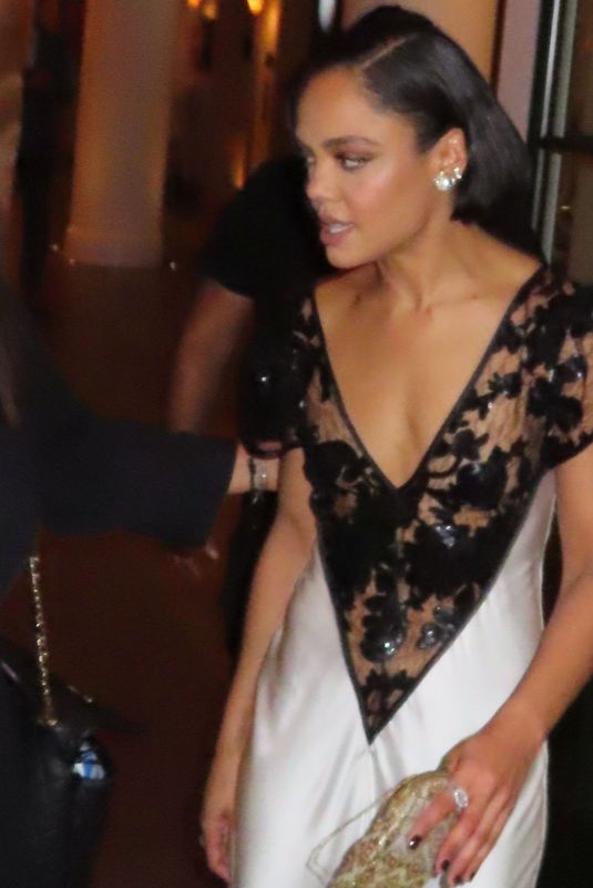 TESSA THOMPSON Heading to Passing Premiere in New York 10/03/2021