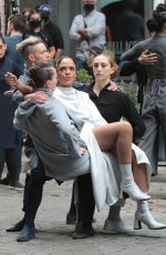 TESSA THOMPSON on the Set of Westworld, Season 4 in New York 10/06/2021